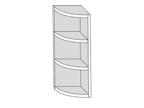 19.30.0р Полка угловая (h=913) радиусная  ЛДСП УНИ в Сысерти - sysert.magazin-mebel74.ru | фото