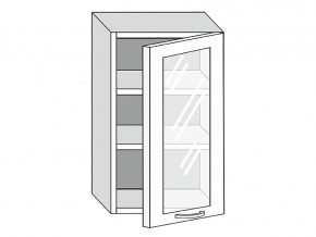 19.50.3 Шкаф настенный (h=913) на 500мм с 1-ой стекл. дверцей в Сысерти - sysert.magazin-mebel74.ru | фото