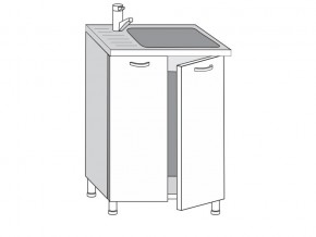 2.60.2м Шкаф-стол на 600мм под врезную мойку с 2-мя дверцами в Сысерти - sysert.magazin-mebel74.ru | фото