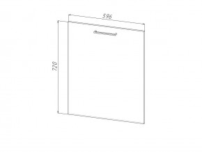 П 60 Комплект для посудомоечной машины 600 мм (цоколь + фасад) ЛДСП в Сысерти - sysert.magazin-mebel74.ru | фото