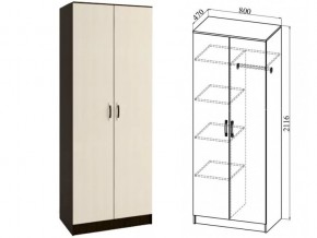 ШКР800.2 Шкаф 2х-створчатый комби в Сысерти - sysert.magazin-mebel74.ru | фото