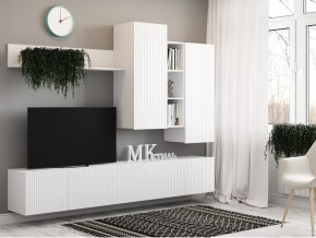 Стенка НМ-001 Сканди МДФ фасад белый в Сысерти - sysert.magazin-mebel74.ru | фото